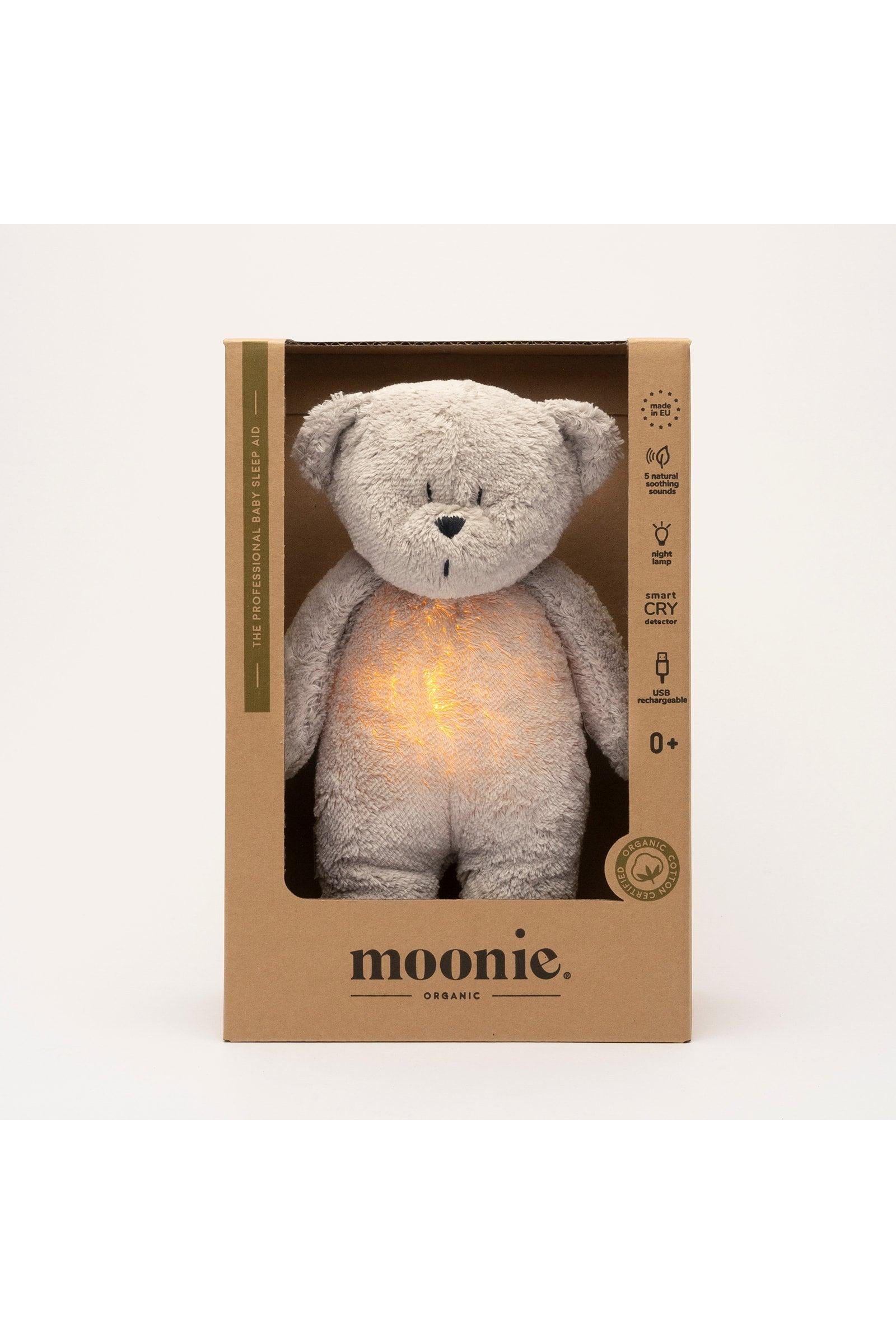 Moonie 2.0 Organic dainuojantis meškiukas