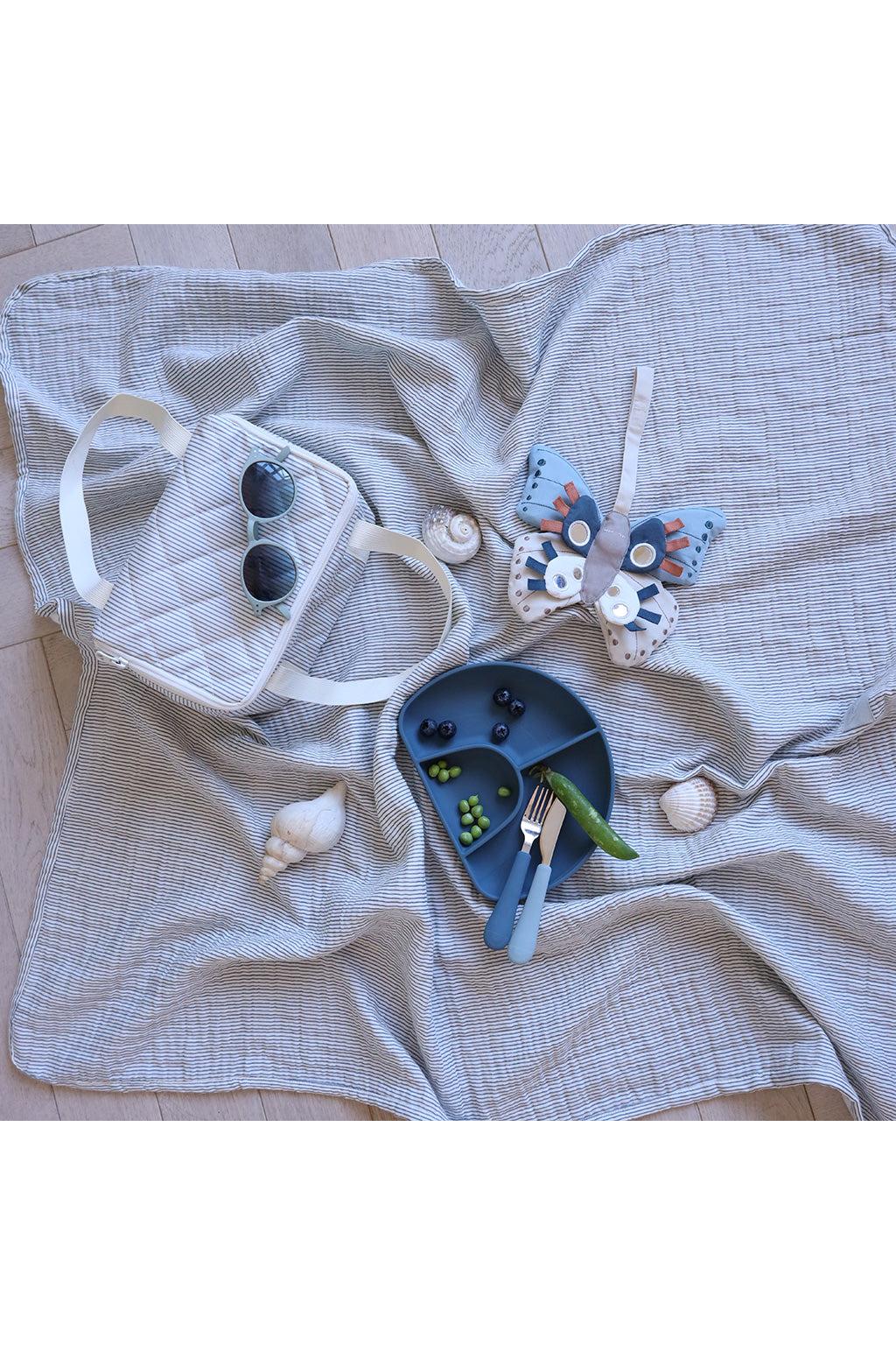 Cam Cam Copenhagen vaikų stalo įrankių rinkinys – Rainbow – Ocean Mix