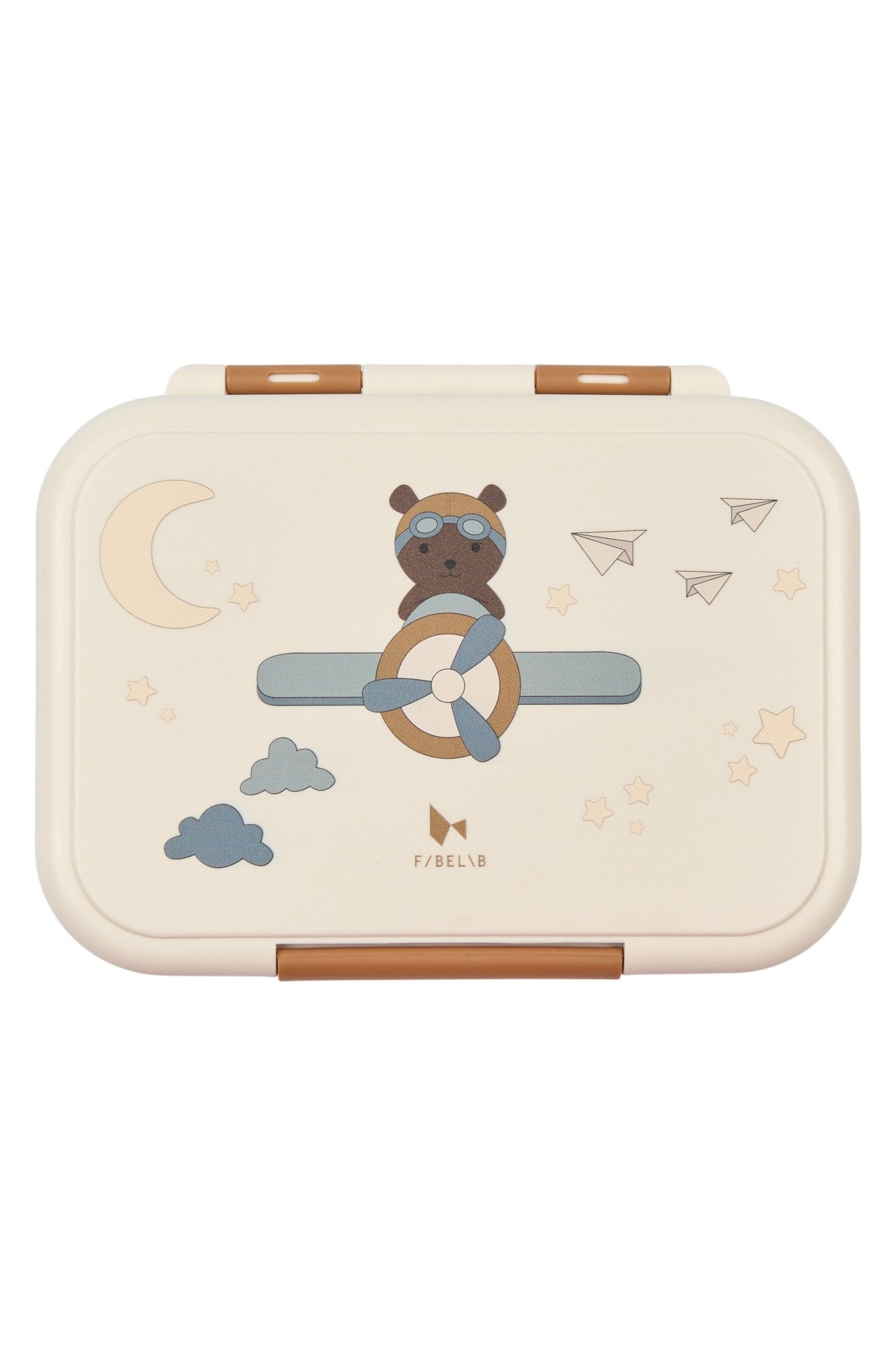 Fabelab vaikiška pietų dėžutė - Bear Air Plane - TinyStore.lt