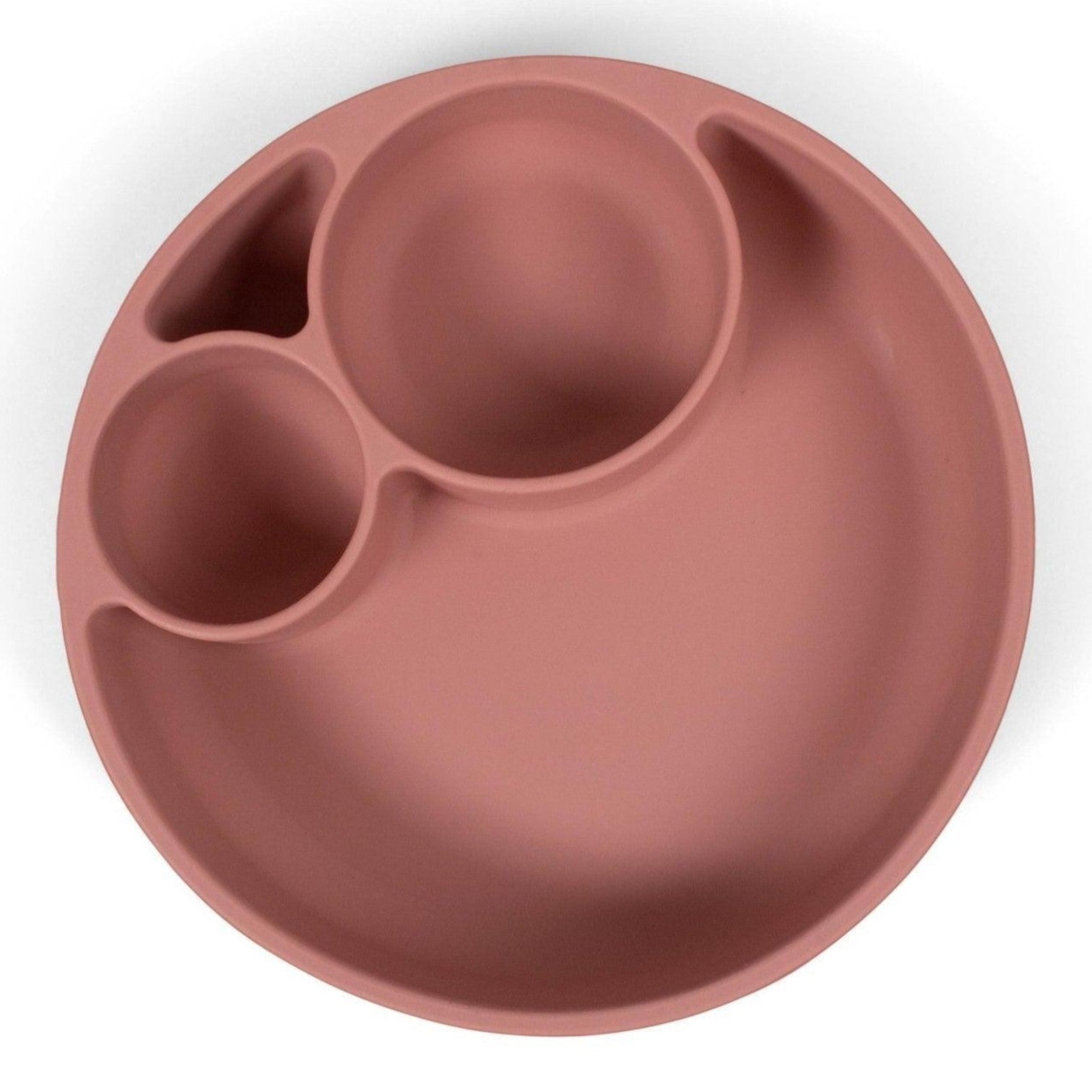 Filibabba silikoninė padalinta lėkštė - Rose