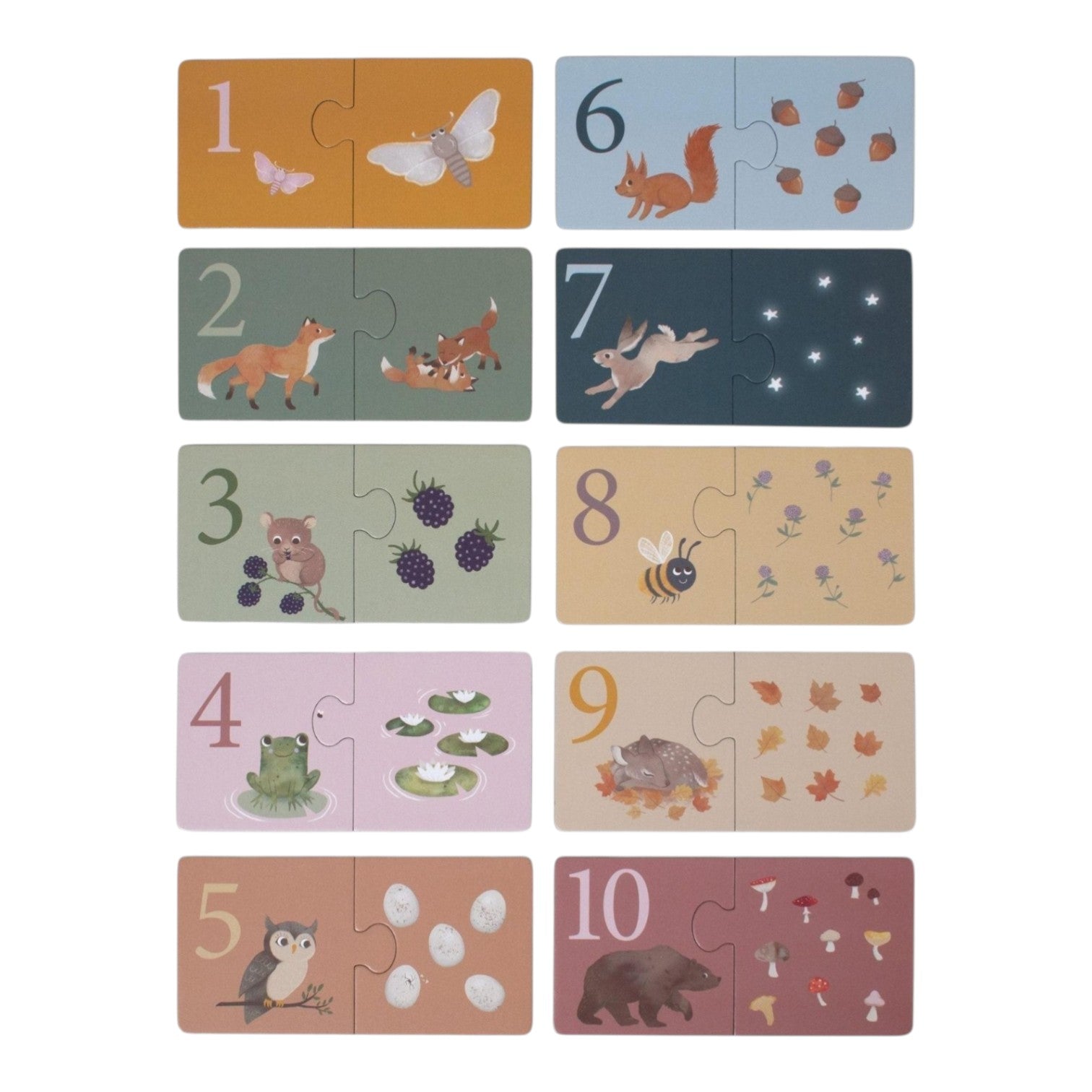 Filibabba skaičių dėlionė - Nordic Animals