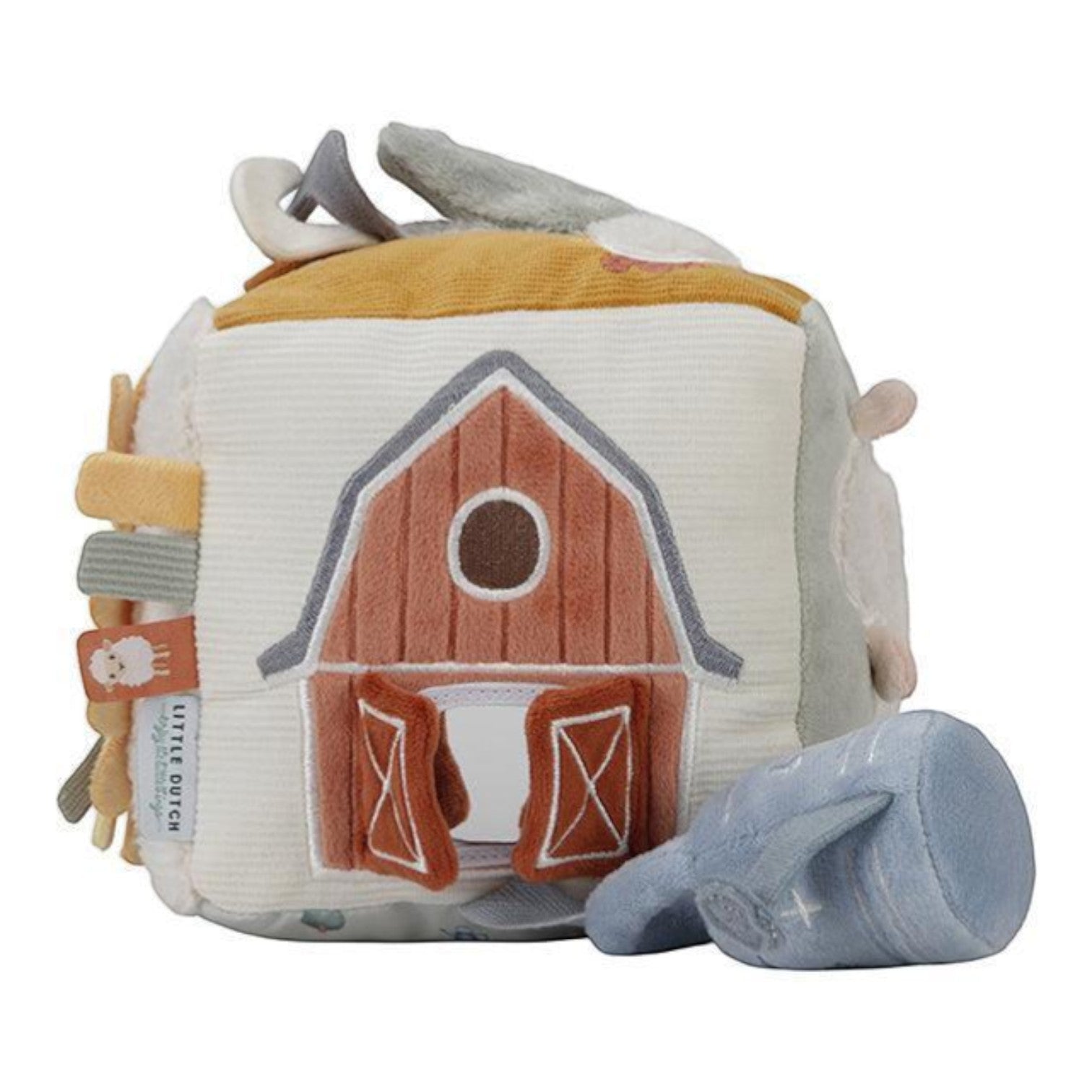 Little Dutch minkštas veiklos kubas "Little Farm"