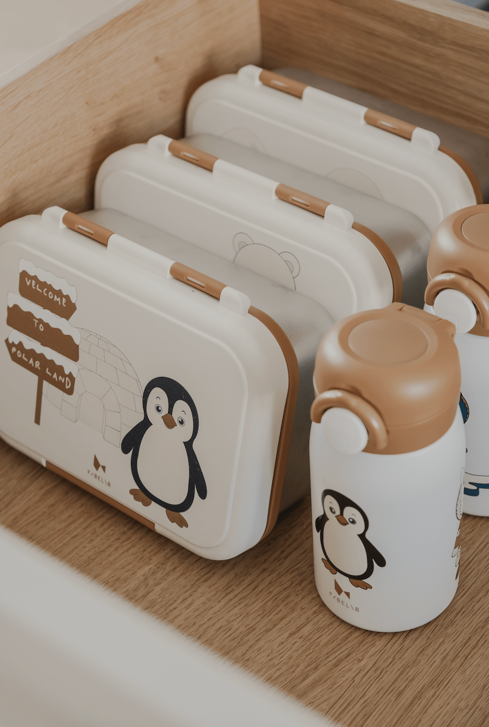 Fabelab vaikiška pietų dėžutė - Penguin - TinyStore.lt