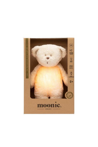 Moonie 2.0 Organic dainuojantis meškiukas - migdukas