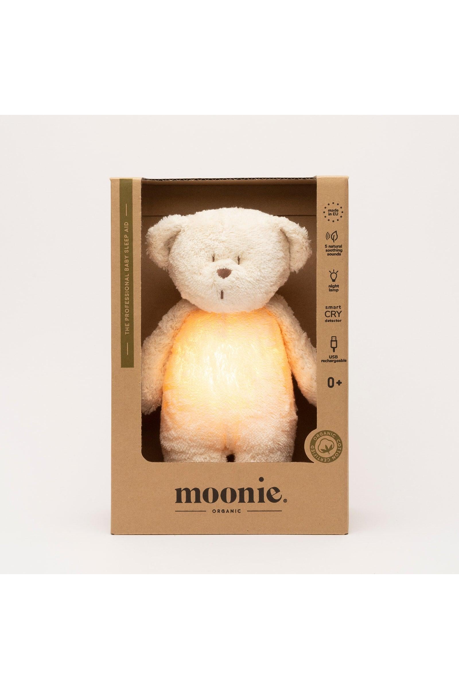 Moonie 2.0 Organic dainuojantis meškiukas