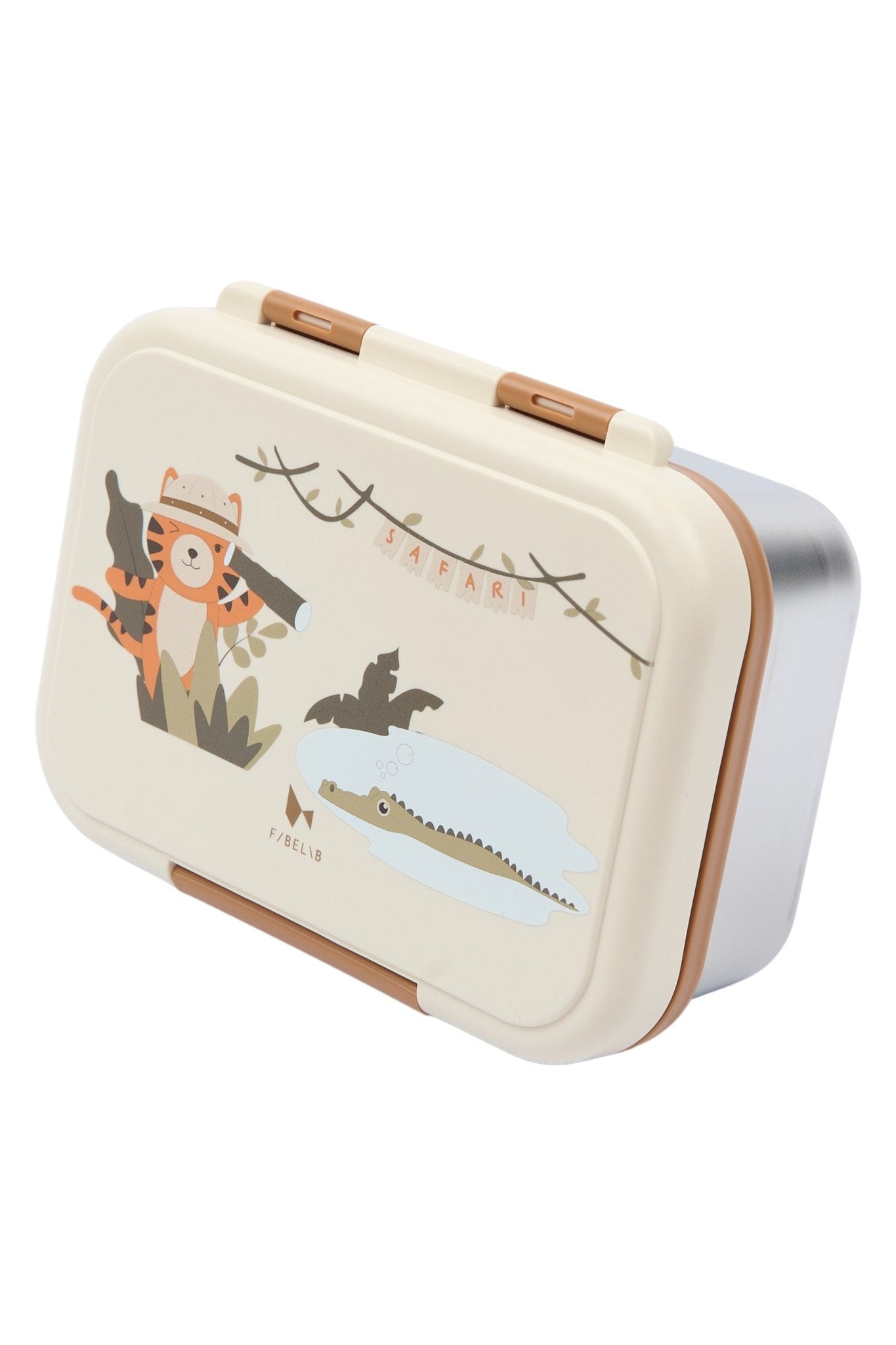 Fabelab vaikiška pietų dėžutė - Safari Jungle Tiger - TinyStore.lt