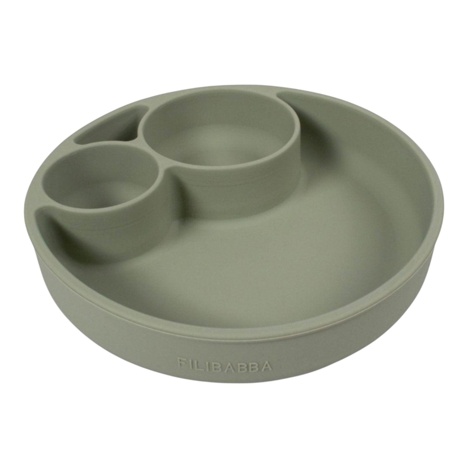Filibabba silikoninė padalinta lėkštė - Grenn