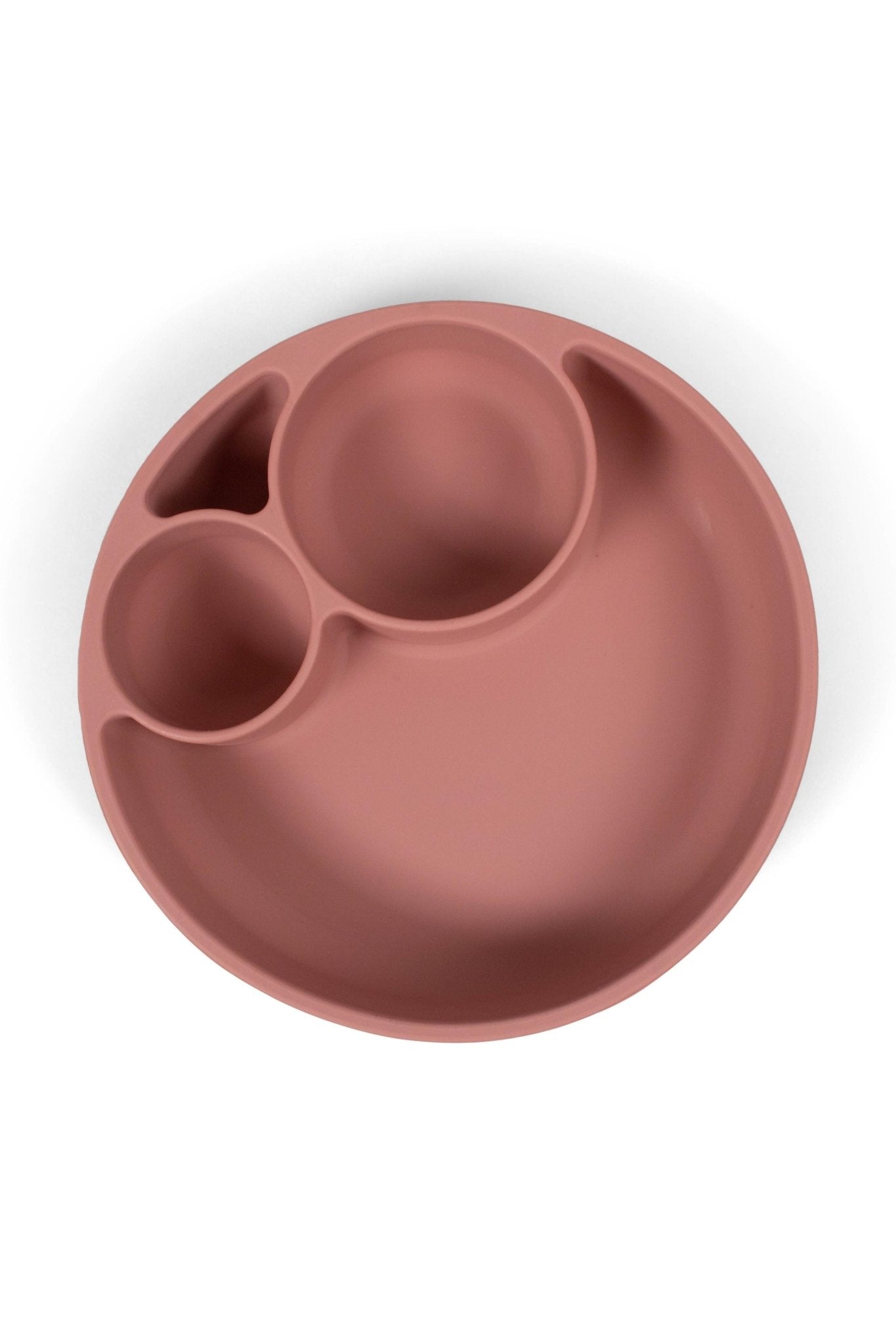 Filibabba silikoninė padalinta lėkštė - Rose