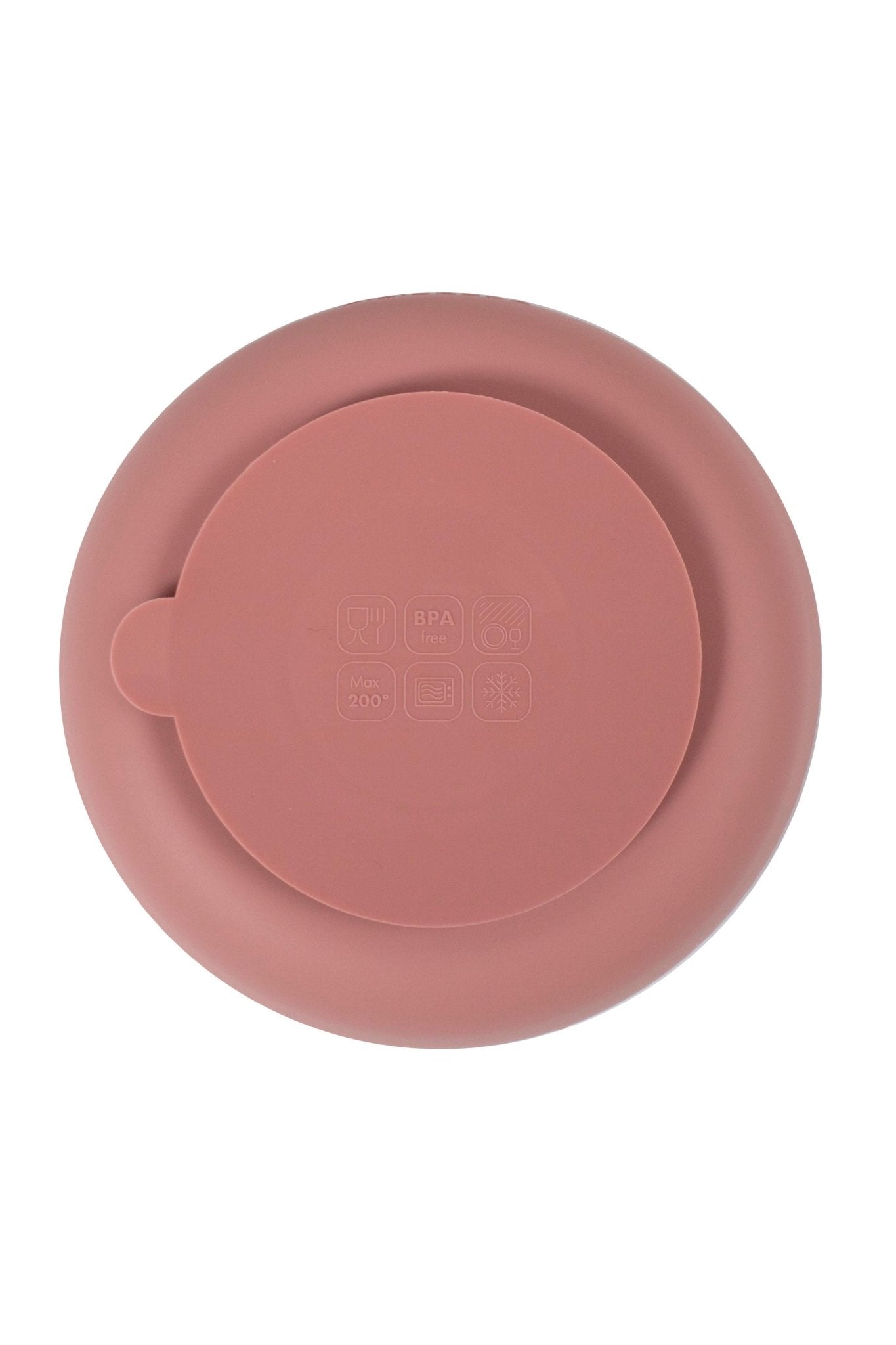 Filibabba silikoninė padalinta lėkštė - Rose