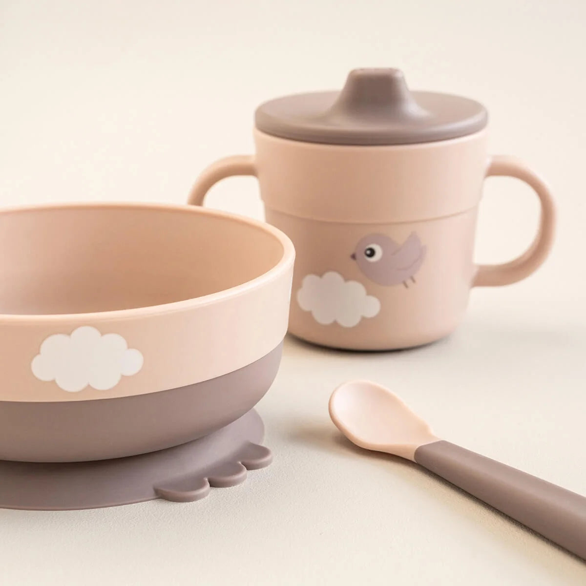 Done by Deer Foodie valgymo rinkinys Happy clouds Powder